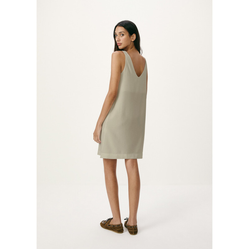 VESTIDO CURTO FEM OLIVA CLARO