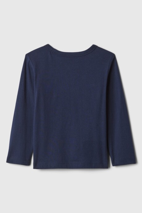 Remera Gráfico Manga Larga Toddler Niño Tapestry Navy