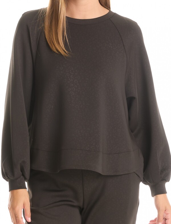 Buzo Comfy Print NEGRO