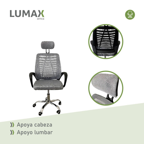 Silla Ejecutiva ergonómico Lumax Mesh Barcelona Gris