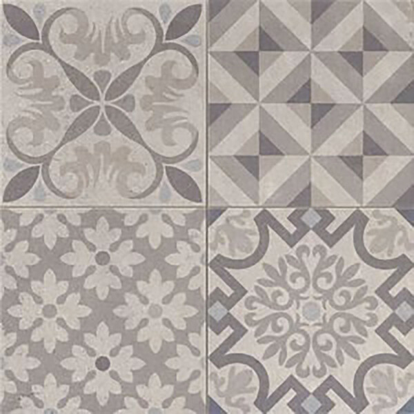 PORCELANATO SKYROS DECO GRIS "A" 44X44 CM Porcelanato Skyros Deco Gris "a" 44x44 Cm