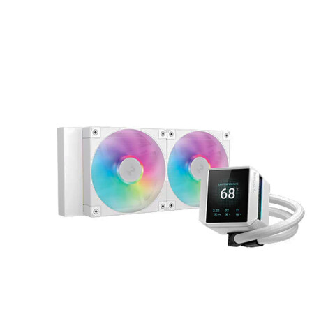 Cooler Liquido Deepcool Mystique 240 Argb Blanco COOLER LIQUIDO DEEPCOOL MYSTIQUE 240 ARG