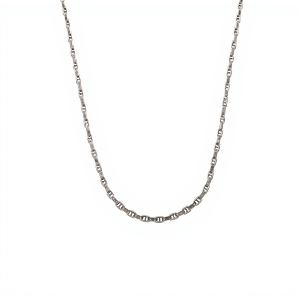 Cadena Force con barra-Plata 925-Sin Piedra-CD3485 sinpiedra
