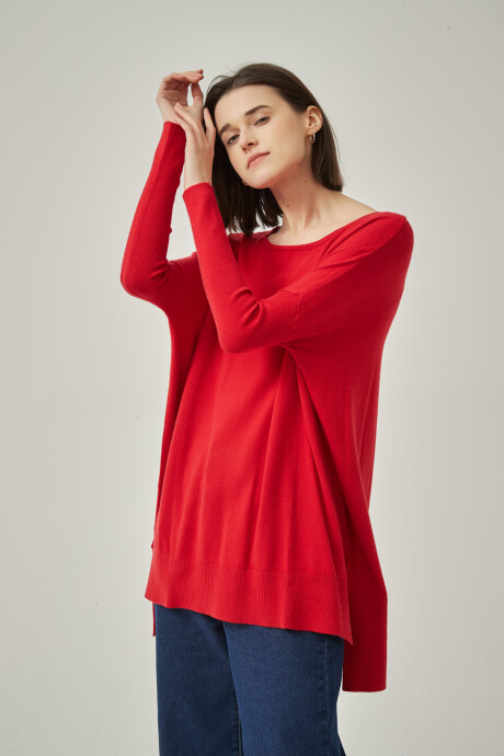 Sweater Mazza Rojo Oscuro
