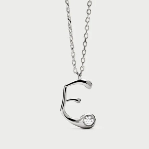 COLGANTE PDPAOLA E INITIAL SILVER Colgante Pdpaola E Initial Silver