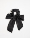 Skunzies Moño Scrunchie Con Moño - Negro