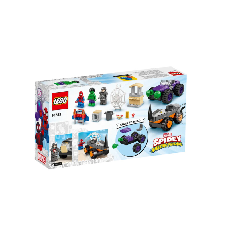 Lego Spiderman Hulk Y Rhino 110 Piezas Marvel 10782 Lego Spiderman Hulk Y Rhino 110 Piezas Marvel 10782