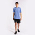 CAMISETA MANGA CORTA MONTREAL AZUL AZUL CARIBE/CHUMBO/BLANCO
