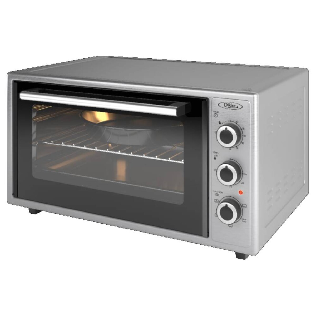Horno eléctrico Dikler 45 Lts. D-45 inox. 