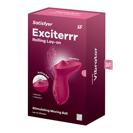 Satisfyer Exciterrr Rolling Lay-on Estimulador Rojo