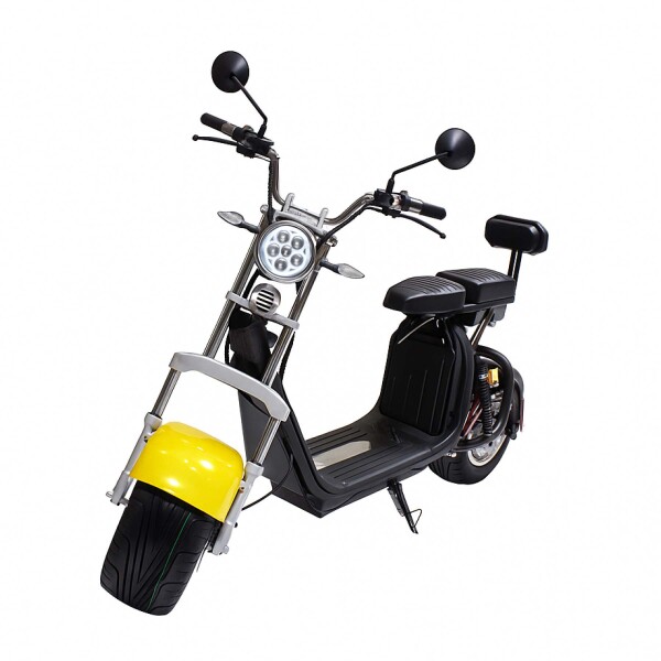 Moto Electrica Gogreen Deluxe 1500W 16Ah 30Km Autono. 45Km/h Color Variante Amarillo
