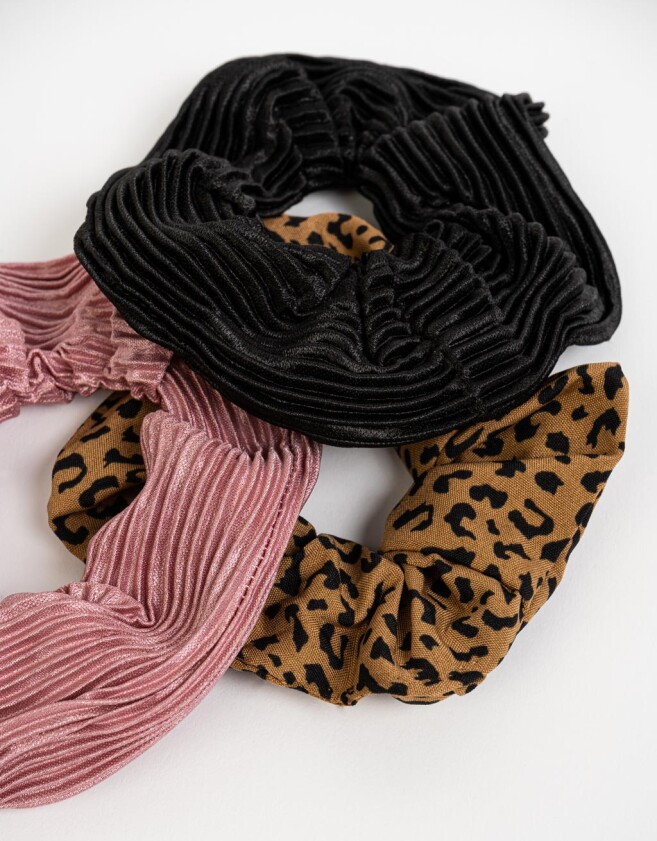 Skunzies Classic Set De Scrunchies - Combinacion Tricolor