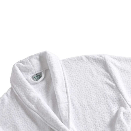 Bata Baño Velour Perola Dohler Algodón Talle M - G Blanco