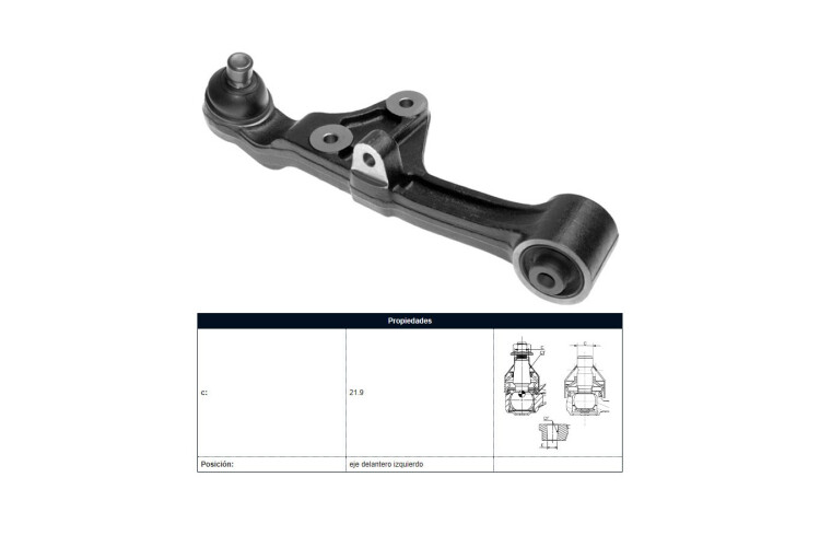 Brazo De Suspensión Kia Carnival 05-25 Izq Brazo De Suspensión Kia Carnival 05-25 Izq