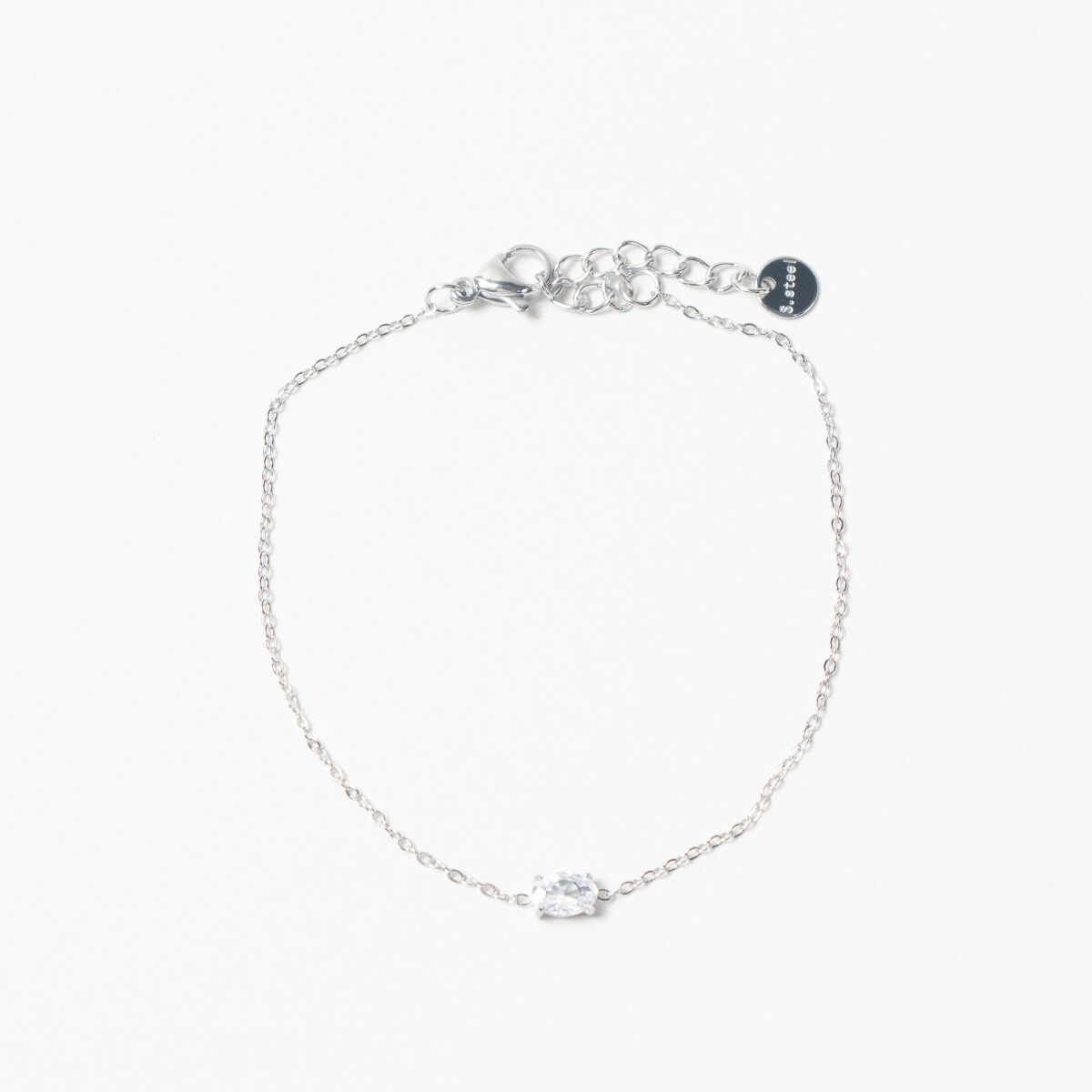 PULSERA CYLITHA PLATEADA 