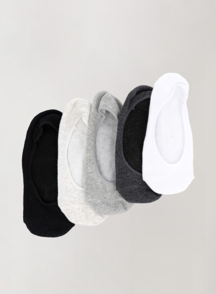Pack de 5 medias invisibles lisas Diseño 21