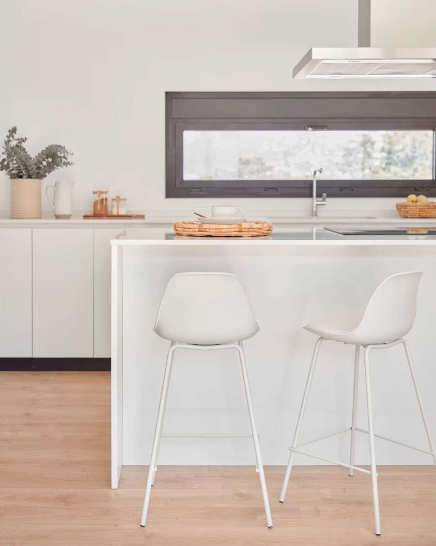 Taburete Brighter blanco altura 65 cm Taburete Brighter blanco altura 65 cm