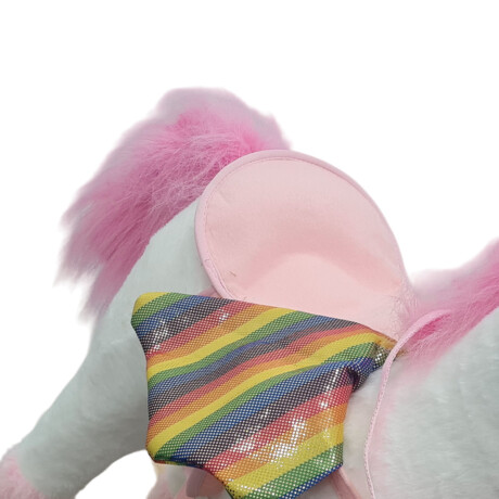 Caballito Unicornio Balancín Mecedor Madera Sonido Jug014102-un