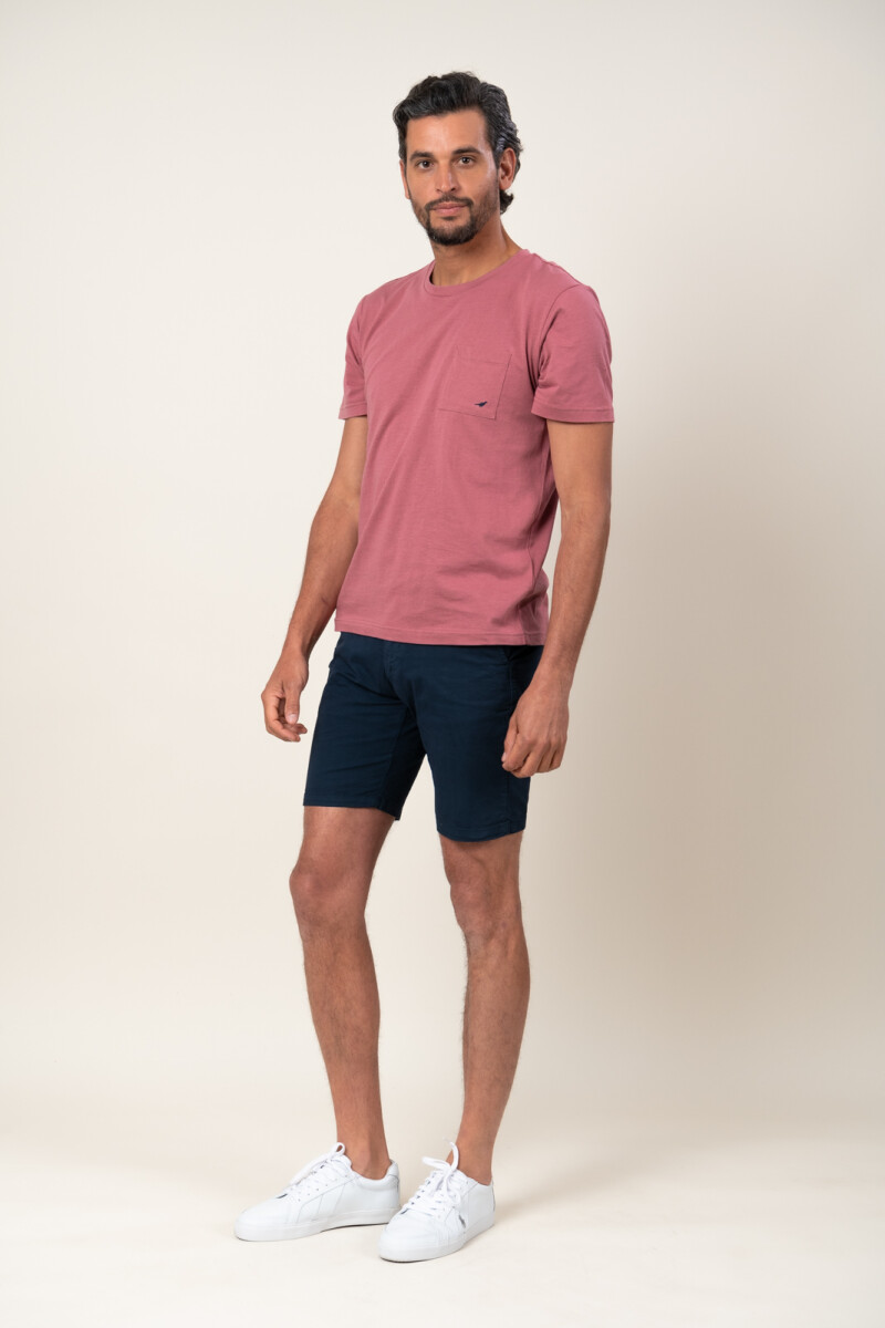 Bermuda Classic Fit - Azul Marino 