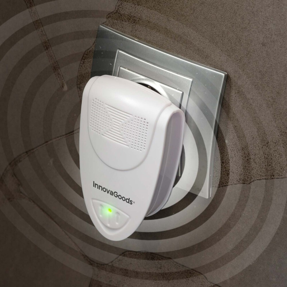 AHUYENTADOR ULTRAS INSECTOS ABS BLANCO INNOVAGOODS