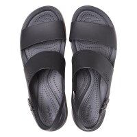 Sandalias Crocs Brooklyn Low Wedge Negro