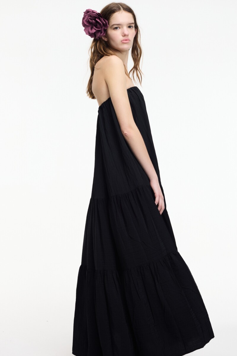 VESTIDO LARGO Negro
