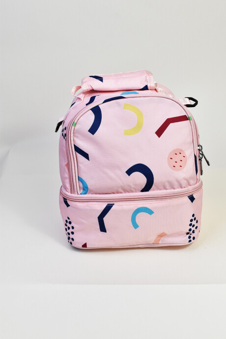 Lunchera Estampada Rosado
