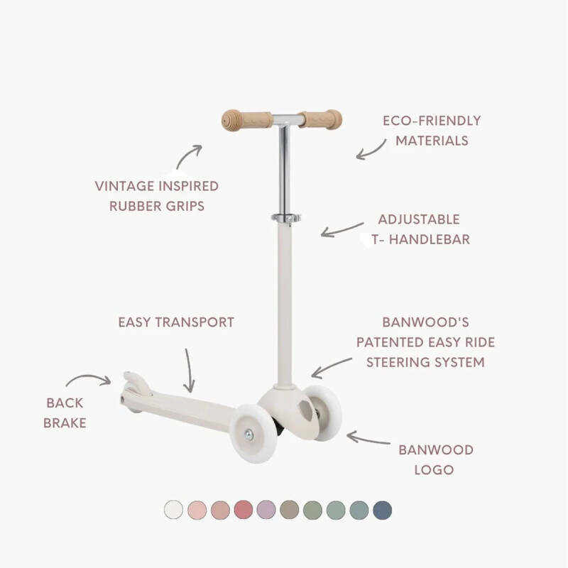 Monopatín ecológico Banwood Faded Ivory Monopatín ecológico Banwood Faded Ivory