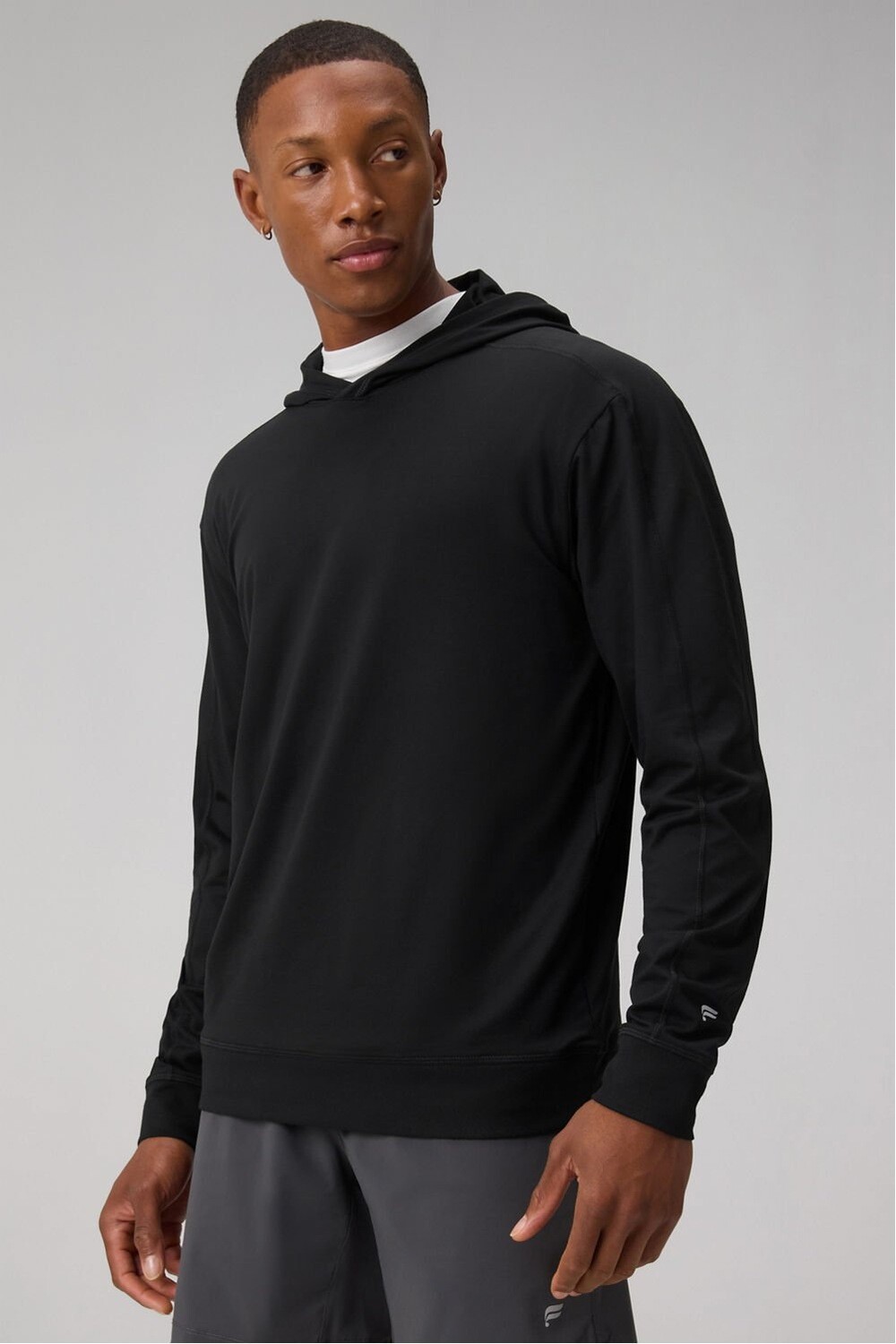 Polera The Cloud Jersey Hoodie Hombre Black