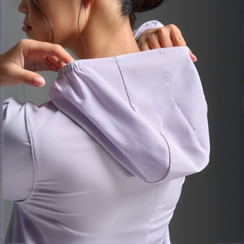 Casaca Running Aero Jacket Mujer Virtual Violet/violet Reflective