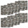 Set 12 Revestimiento 70x77 3D Piedra Adhesivo Pared Gris