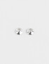 Aros Pasantes Con cubic zirconia Aros Con Cubic Zirconia - Plateado