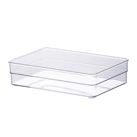 Caja Organizadora Multiuso Para Hogar Diamond 22.5x15x5.2cm Transparente