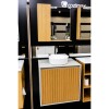 Mueble de baño suspendido Tulipa Jequitiba/Nude 60cm sin bacha Mueble De Baño Suspendido Tulipa Jequitiba/nude 60cm Sin Bacha