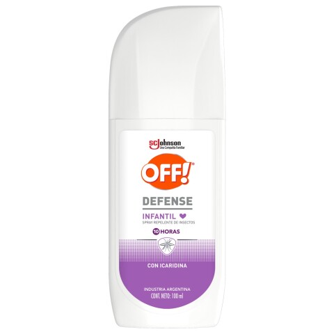 Repelente de insectos Off Defense infantil spray 100 ml