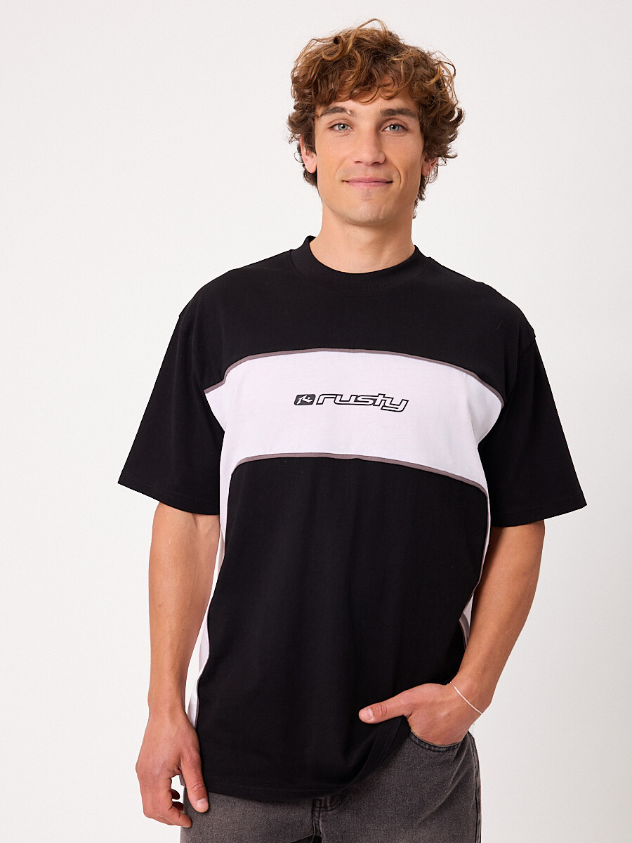 T-SHIRT CONLEY RUSTY - Negro 
