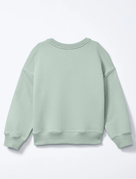 BUZO INFANTIL CON ESTAMPA VERDE