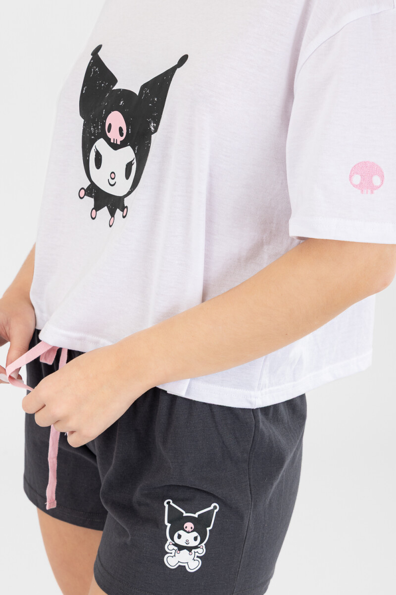 Kuromi charming Blanco