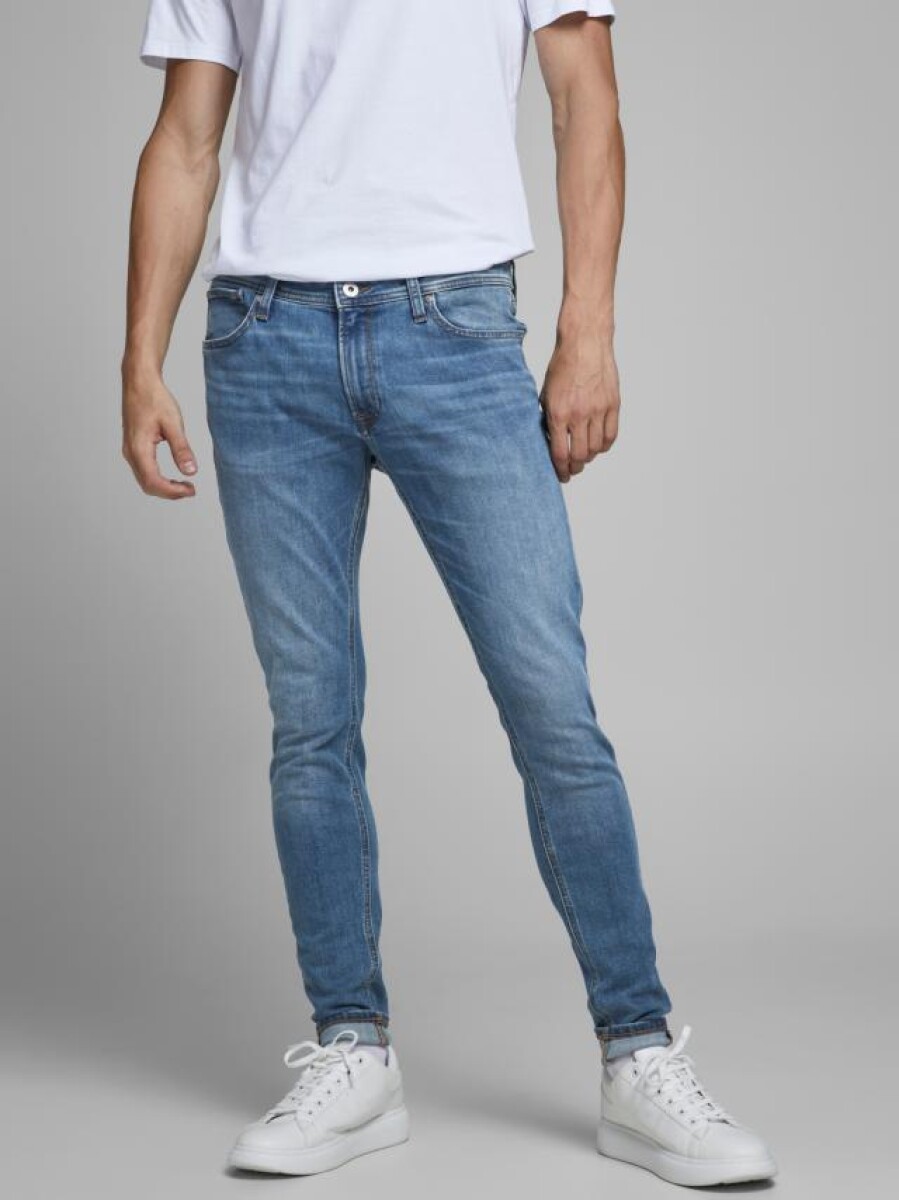 Jeans Skinny Spray-on Fit "tom" - Blue Denim 