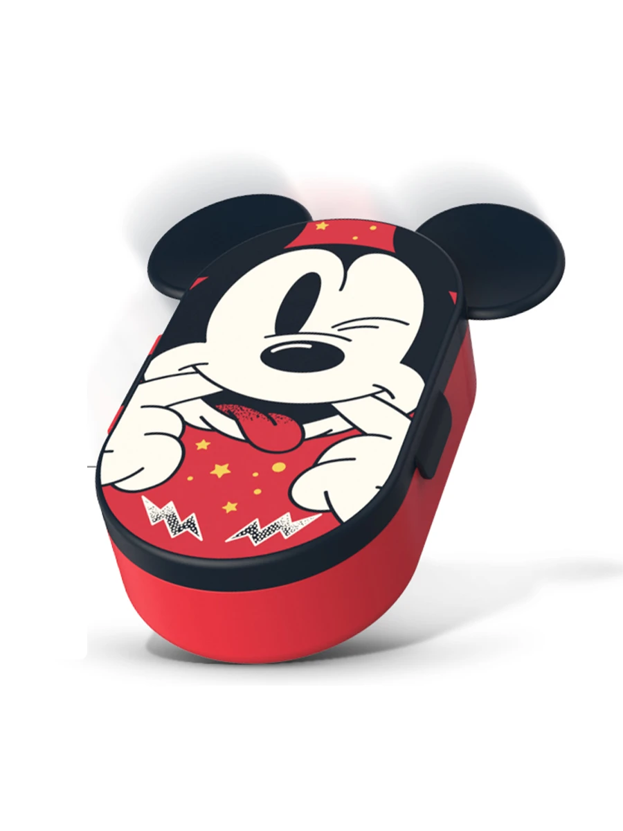 CONTENEDOR MICKEY CON OREJAS - ROJO 
