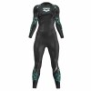 Traje de Neopreno con Carbono de Competición para Aguas Abiertas Mujer Powerskin Storm Swimsuit Carbon Wetsuit Negro