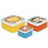 Set x3 tupper animales BUBA animales selva