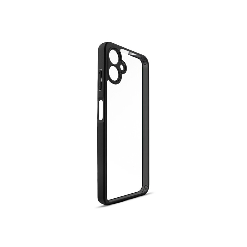 Protector para Samsung Galaxy A06 transparente bordes negro Protector Para Samsung Galaxy A06 Transparente Bordes Negro