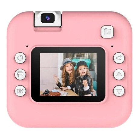 Cámara De Fotos Digital Infantil Doble Modo Instantánea Rosada
