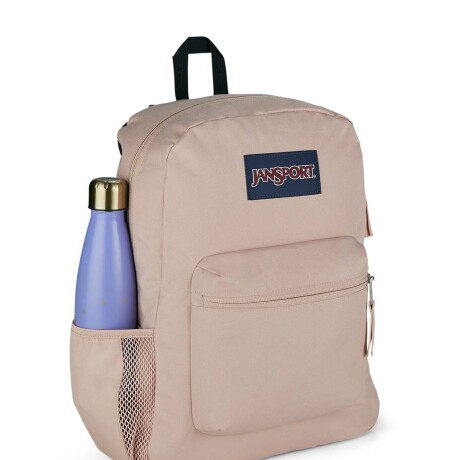 MOCHILA JANSPORT CROSS TOWN - BLACK MISTY-ROSE