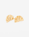 Aros Clips Metal Aros Clip Metal Arrugado - Dorado Oro Amarillo