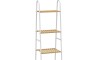 Estantería 4 Niveles Bambú - House Blanco