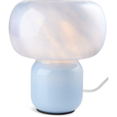 Lámpara de mesa HJARNE Ø16xA18cm azul Azul