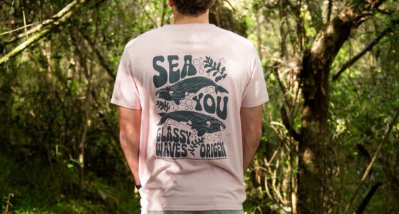 Glassy Waves x Origen: moda que protege la naturaleza