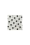 Servilleta 16x16 cm. paquete x 20 BLANCO LUNARES